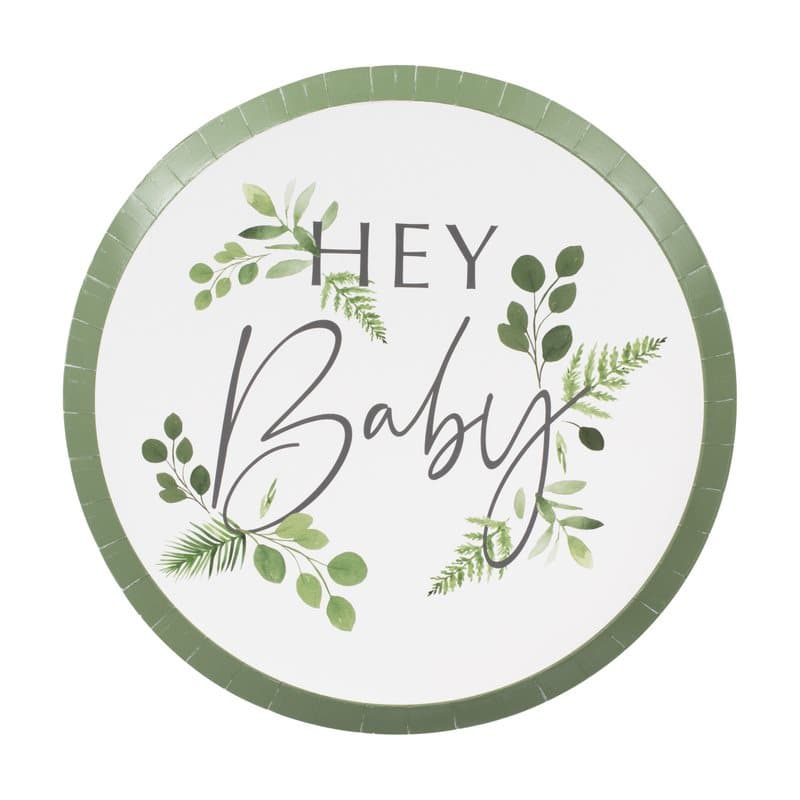 Tallrikar "Hey Baby" 8-pack