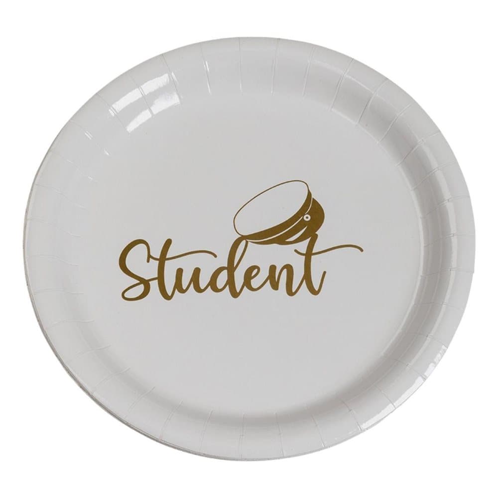 8-Pack - Papperstallrikar Student - 18 cm