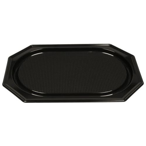 Serv.fat plast svart PS 36x54cm 10/fp