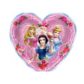 Miniatyrbild 1 av 2: Disney Princess Partytallrikar med pappershjärtan (8-pack)