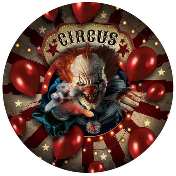 Cirkus Cown Papperstallrik 6-pack