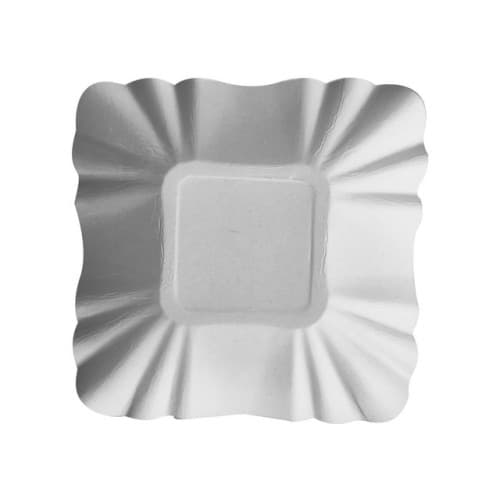 Demoskål PURE FSC 9x9x3cm vit 250/fp