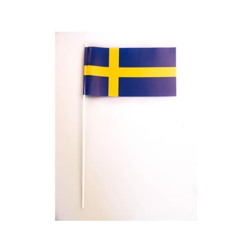 Svenska flaggan på pinne 50/fp