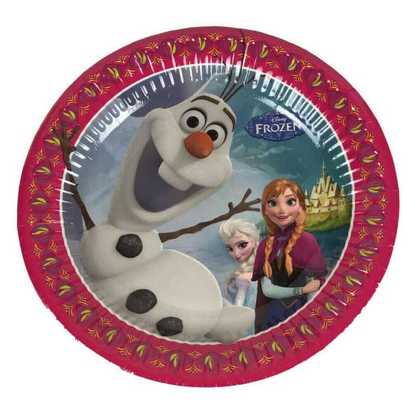 Frozen Paper Party Plates (Pack of 8) Multicoloured One Size