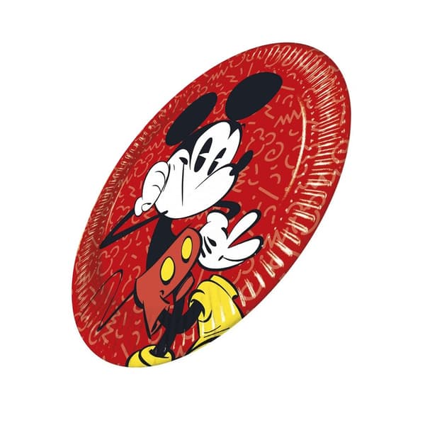 Disney Paper Mickey Mouse Party Plates (Pack of 8)