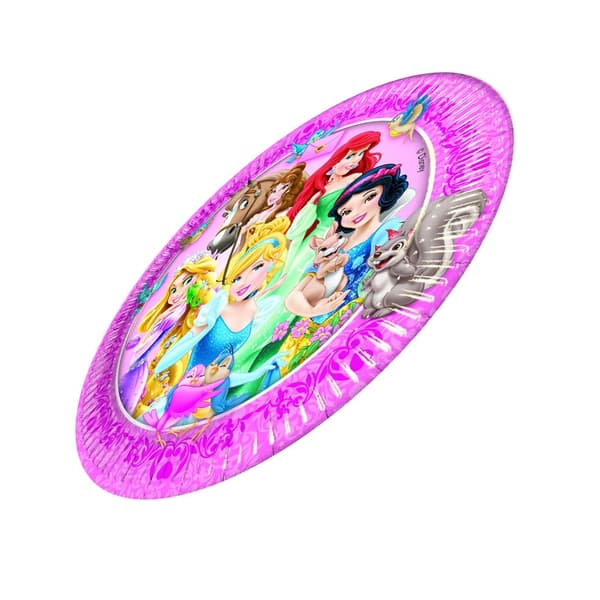 Disney Princess Paper Animals Party Plates