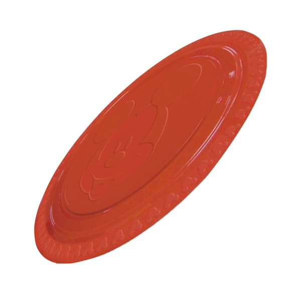 Disney Plastpräglad Musse Pigg-middagstallrik (Förpackning med 8 st)