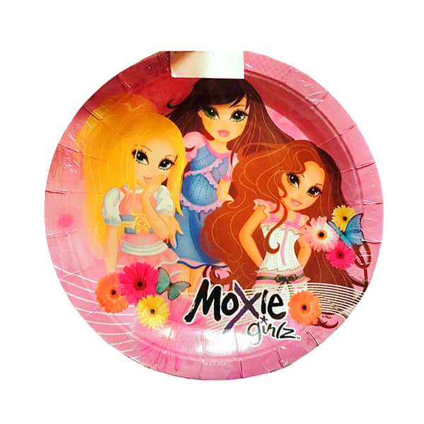 Moxie Girlz Festtallerkener (pakke med 8 stk.) Multicoloured One Size