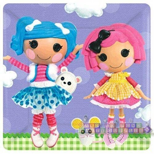 Lalaloopsy Square Party Plates Multicoloured One Size