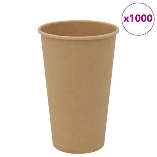 Kaffekoppar i papper 1000 st 16oz 400ml brun