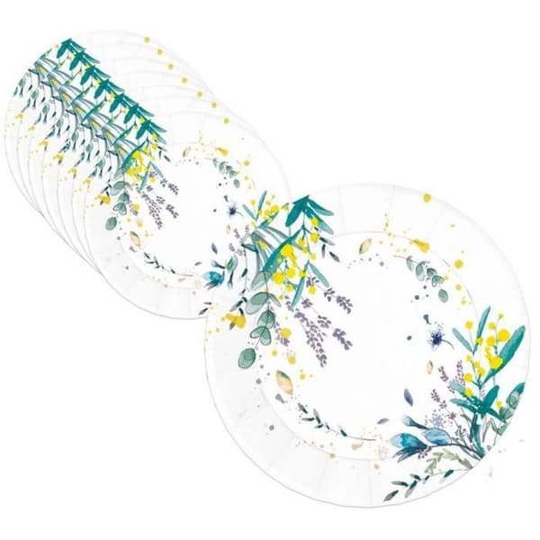 P'TIT Clown re23324 - Paket med 8 lantliga tallrikar 23cm
