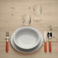 Miniatyrbild 3 av 3: Alessi disponibel tallrik - AGV29/1 - All-time Bone China platt tallrik, set med 4 delar, vit, 27,00 x 27,00 x 30,00 cm