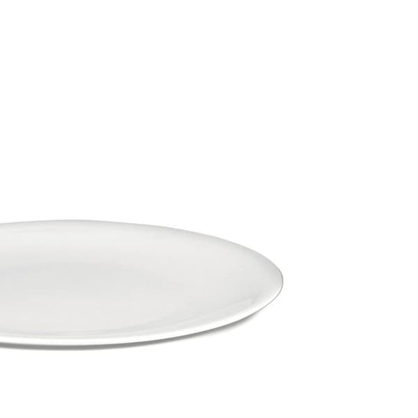 Alessi disponibel tallrik - AGV29/1 - All-time Bone China platt tallrik, set med 4 delar, vit, 27,00 x 27,00 x 30,00 cm