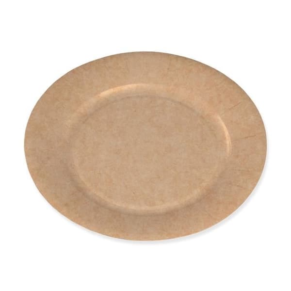 50 Tallrikar i kartong 18cm FSC Kraft