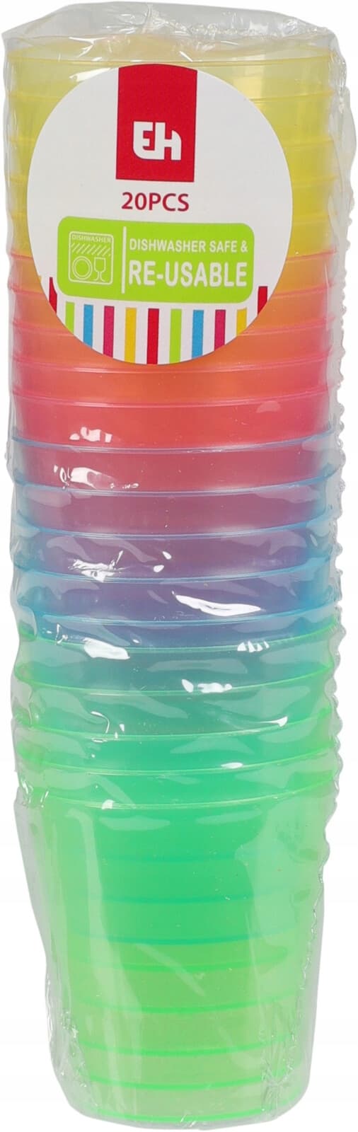 Vodkaglas plast 30 ml 20 st
