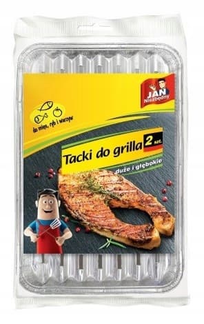 Jan Niezbędny grillplåtar i aluminium 34 x 23 cm 2 st