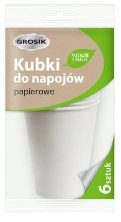 Pappmuggar för drycker 250 ml 6 st