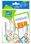 Miniatyrbild 1 av 2: Plastglas för vodkashots 40 ml 12 stycken