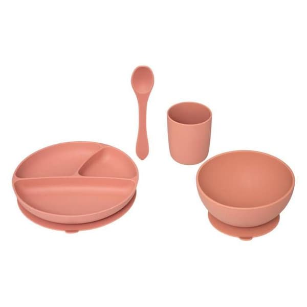 Set måltid silikon - ATMOSPHERA FOR KIDS - Terracota - För barn