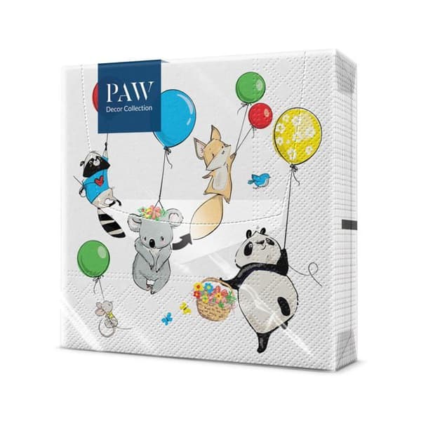 Engångsservis set Paw decor collection - sdl124100