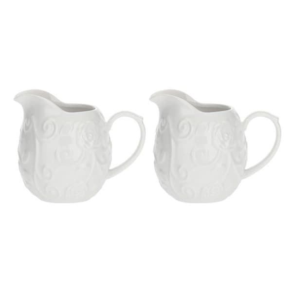Set av engångsservis La porcellana bianca - P003801400 - LA PORCELAINE BLANCHE - Mjölkkanna Florentina