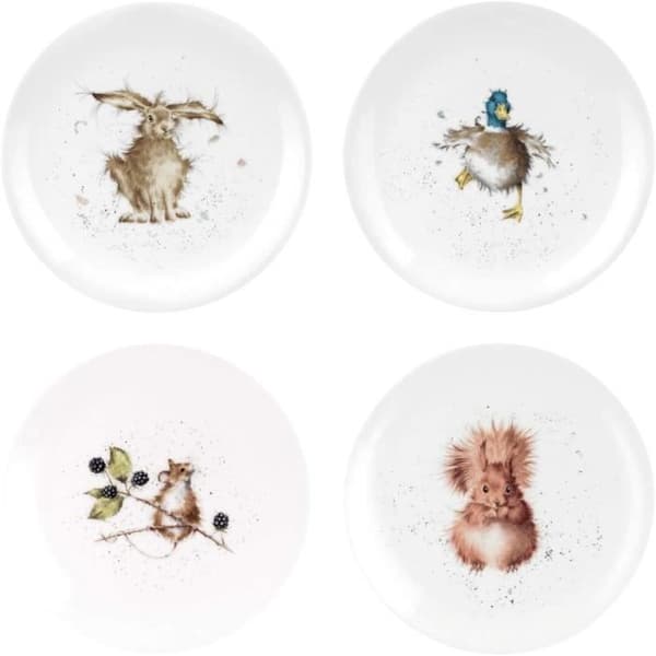 Portmeirion Home - Presentset med 4 keramiska snidplattor 20 cm - WN5658-XB