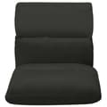Miniatyrbillede 4 af 8: vidaXL foldbar gulvstol mikrofiber sort