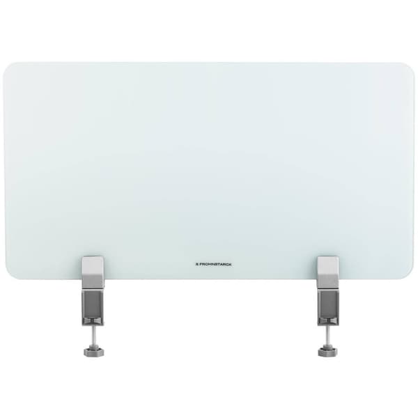 Fromm Starck Skiljevägg för skrivbord - 750 x 400 mm - Härdat glas