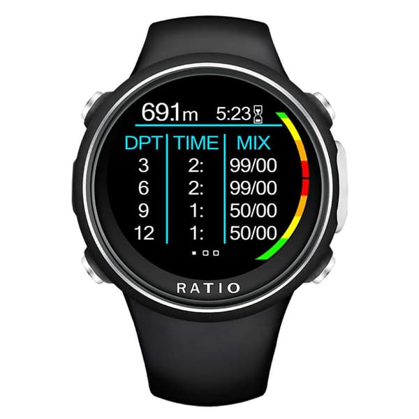 Ratio Dykdator Idive Color Tech+ Svart