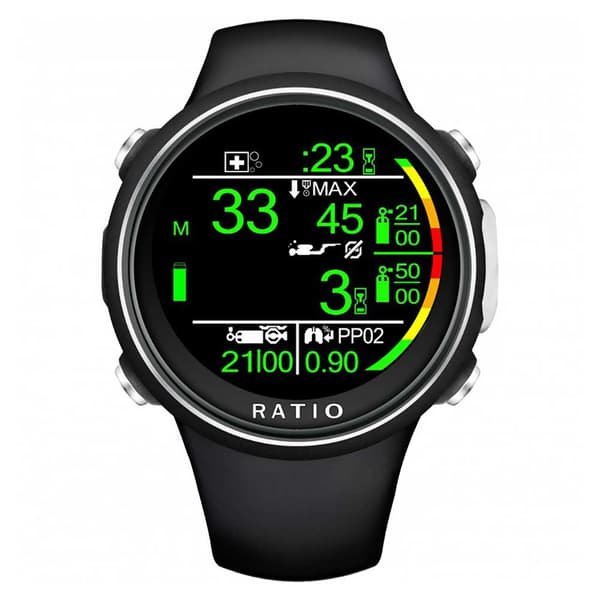 Ratio Dykdator Idive Color Tech+ Svart