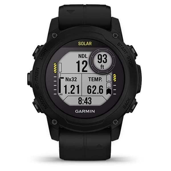 Garmin Dykdator Descent™ G1 Solar Ocean Edition Svart