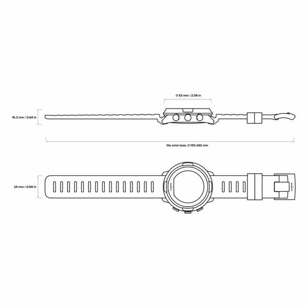 Suunto Dykdator, Dive D5 Dykdator, Svart/Silver, One Size