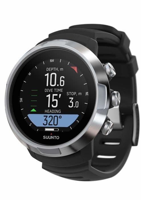 Suunto Dykdator, Dive D5 Dykdator, Svart/Silver, One Size