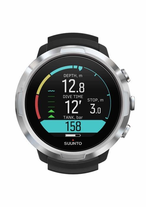 Suunto Dykdator, Dive D5 Dykdator, Svart/Silver, One Size