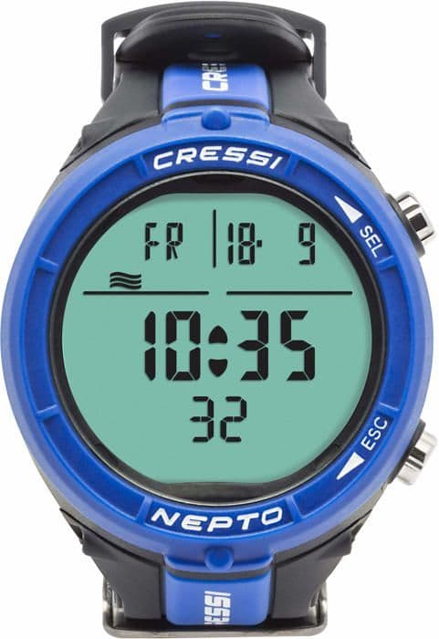 Cressi dykdator - KS841020 - Apnédykning datorklocka, en storlek, unisex vuxen