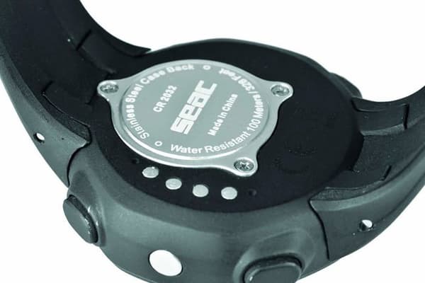 Seac Driver handledsdator för fridykning med datanedladdning. Unisex-vuxen, svart+USB, en storlek