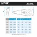 Miniatyrbillede 7 af 7: Snorkelfinner Seac Azzurra  Vand - 44-45