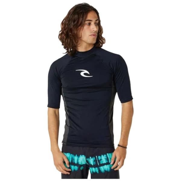 Bade T-shirt Rip Curl Waves pf Sort Surf - XS