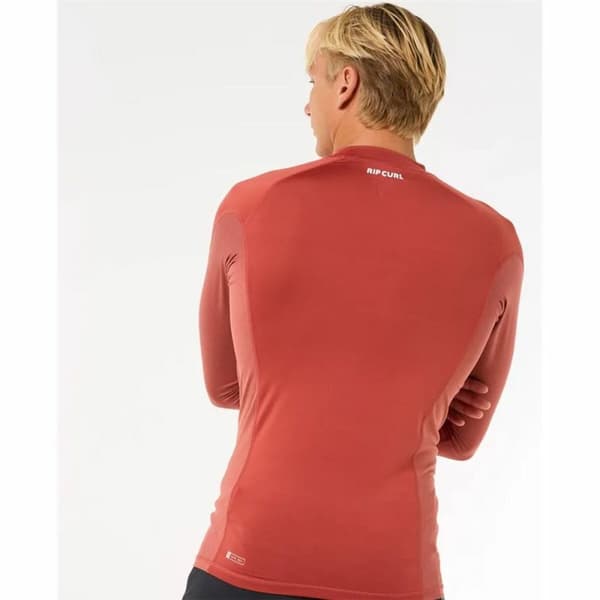 Bade T-shirt Rip Curl Waves Upf Perf L/S Rød Surf - S