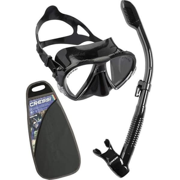 Cressi Sub S.p.A. Mask + snorkelset Svart - WDM100013