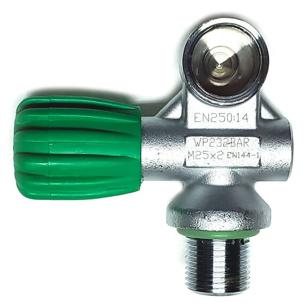 Metalsub Venttiili M26 Nitrox 232 Baari Hopeinen