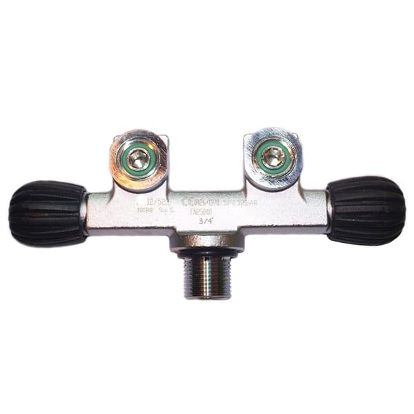 Metalsub Twin Valve Line 3/4´´ Sort,Søvfarvet