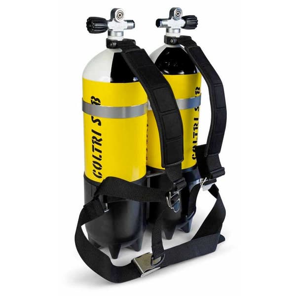 Best Divers Double Tank Shoulder Straps Musta