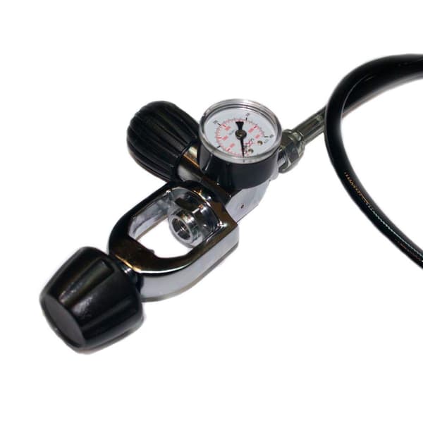 Metalsub Air Equalizer Int With Manometer Musta 1 m