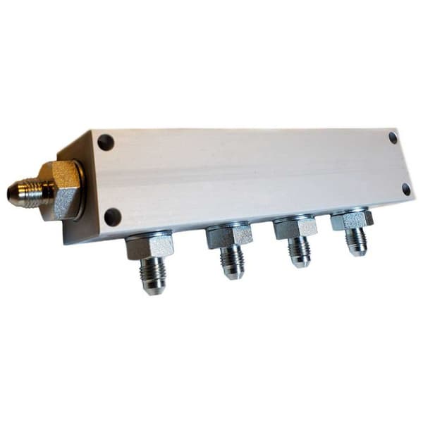 Metalsub Manifold Block Coltri Inlet 4 Outlets Søvfarvet