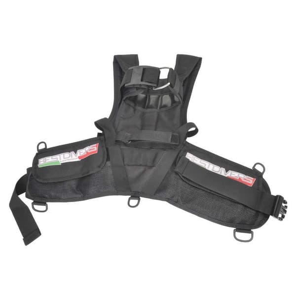 Best Divers Tank Backpack With Pocket Bcd Band Svart 15 Liters