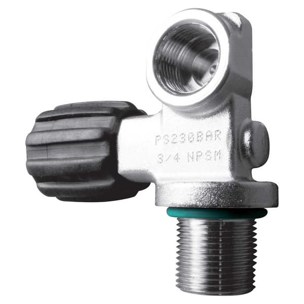 Oms Din Valve Mono Us Npsm 3/4´´ Svart,Silver