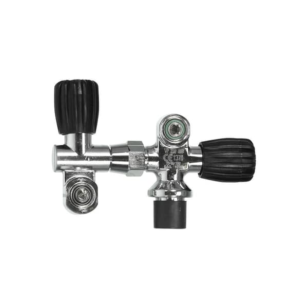 Tecnomar Mono Valve 3/4 Gas 2 Outlet Grå