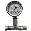 Miniatyrbillede 1 af 2: Metalsub Glycerin Trykmåler 315 1/4´´ Bsp Produktion 1/4´´ Bsp Søvfarvet