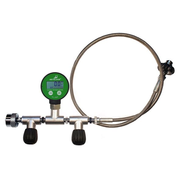 Metalsub Oxygen Equalizer Nevoc W30x2 To Din 200/300 Flow Control Digital Pg Søvfarvet 2 m